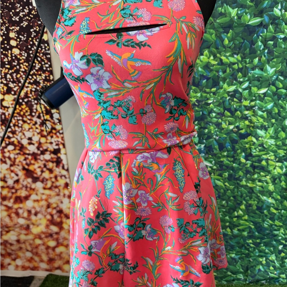 Floral Pink Sleeveless Dress p34